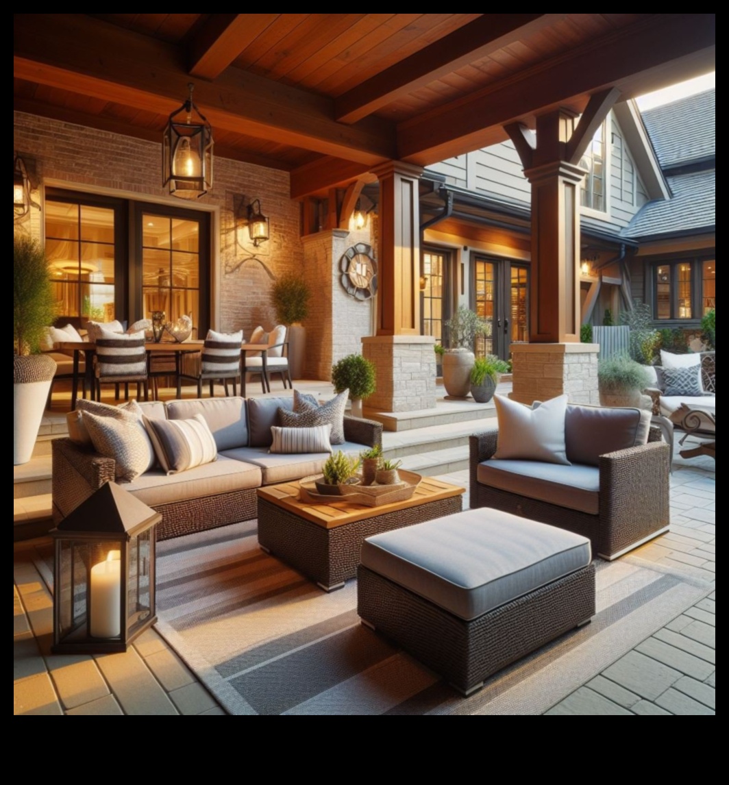 Patio Paradises: Αποκαλύπτοντας τη γοητεία των επίπλων εξωτερικού χώρου
