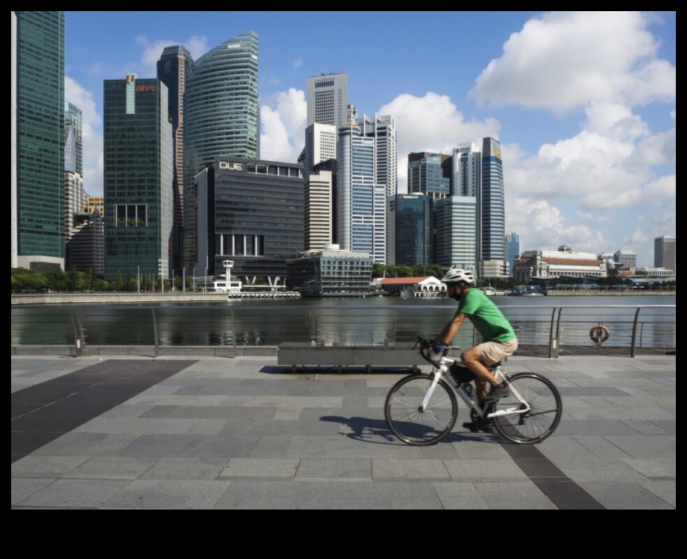 Αστικό τοπίο Ποδηλασία: Εξερευνώντας αστικά περιβάλλοντα σε δύο τροχούς